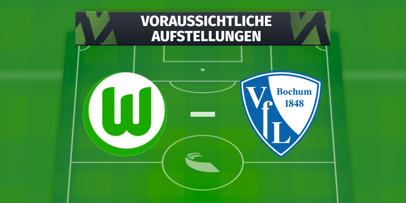 VfL Wolfsburg – VfL Bochum: Die voraussichtlichen Aufstellungen