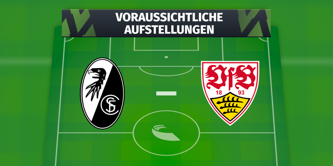 Sport-Club Freiburg – VfB Stuttgart: Die voraussichtlichen Aufstellungen